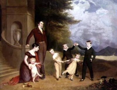 Granville Leveson-Gower, 1st Earl Granville (standing) by Sir Thomas Lawrence