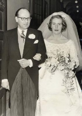 Victor Hervey, 6th Marquess of Bristol and Lady Anne Fitzwilliam Wedding on 23 April 1960