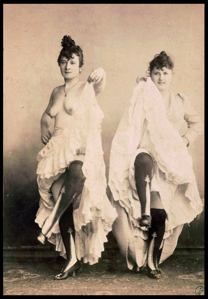 La Goulue y La Môme Fromage, ca.1885, Fotografía de Louis Victor Paul Bacard, Musée d´Orsay. Paris