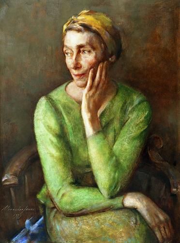 The Artist's Wife by Alexander Robertson James, 1939