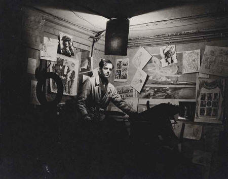 Deakin John | 2 Works: Simon Fleet in his studio (1950) | MutualArt