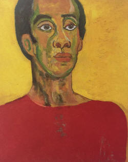 Bernard Hassell
(Undated) Oil on canvas
Private collection
© Estate of Beauford Delaney
by permission of Derek L. Spratley, Esquire,
Court Appointed Administrator