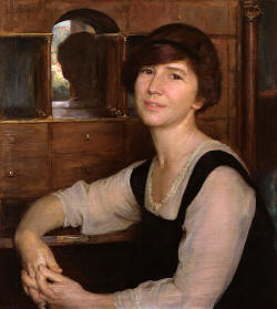 Portrait by Herbert Arnould Olivier (1923), National Portrait Gallery, London
