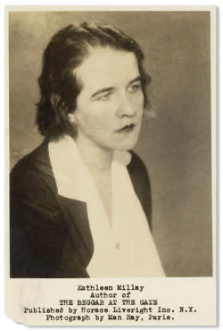 viaLibri ~ Photographic portrait of Kathleen Millay