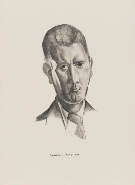 Thomas Wade Earp after Wyndham Lewis lithograph, 1932 NPG D32940