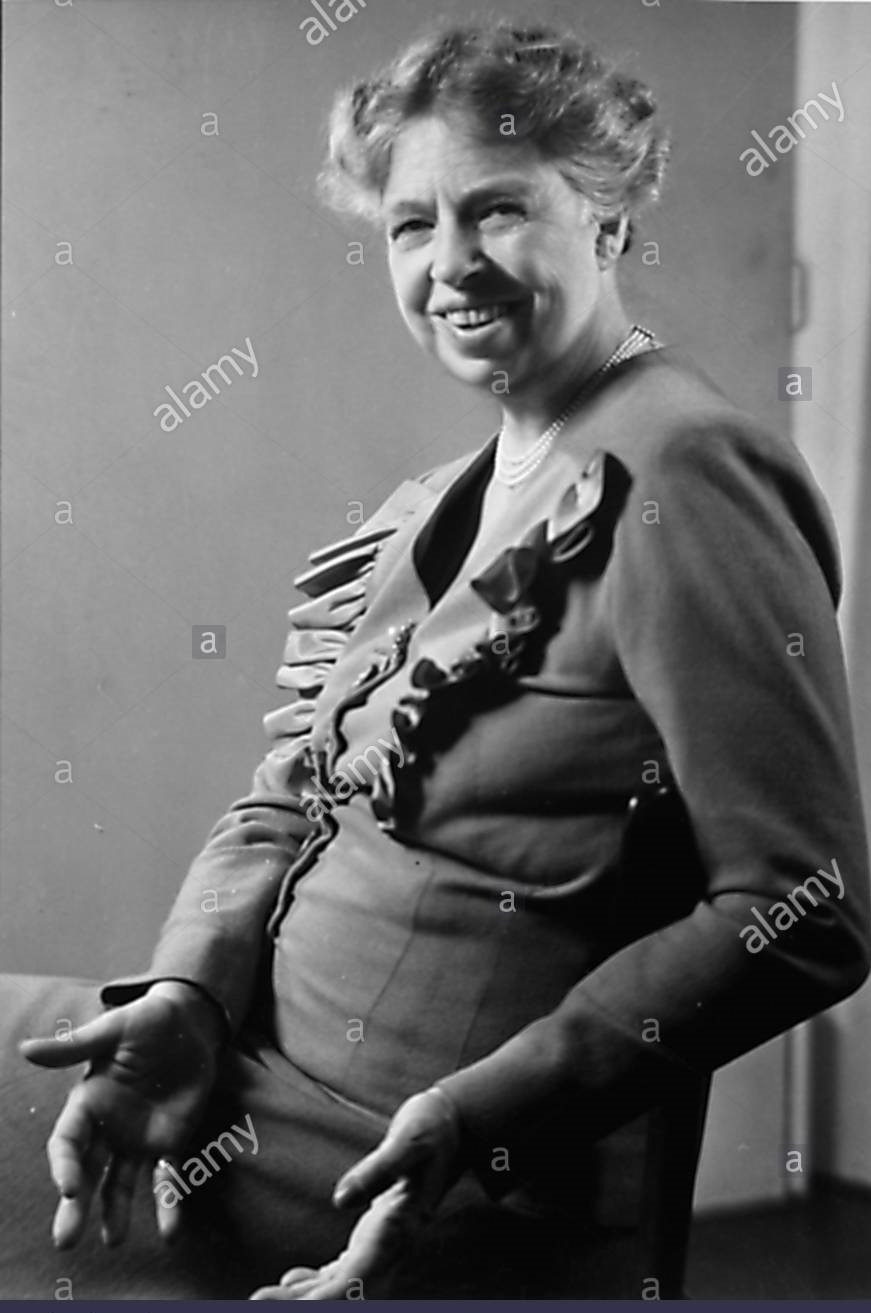 Lotte Jacobi Black and White Photograph of Eleanor Roosevelt ...