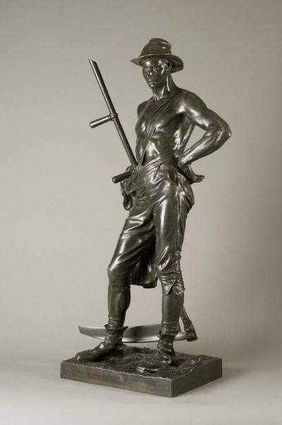 Sir W. Hamo Thornycroft 1850-1925 The Mower 1888-90 Bronze Tate ...