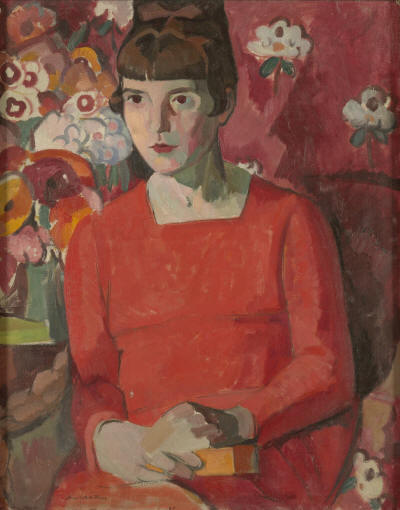 Portrait of Katherine Mansfield by Anne Estelle Rice