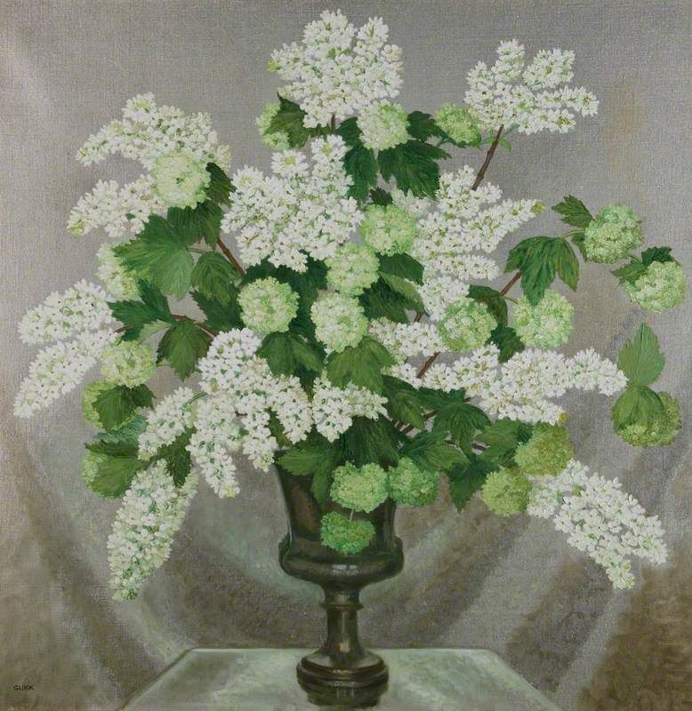 Lilac and Guelder Rose by Gluck (Hannah Gluckstein)