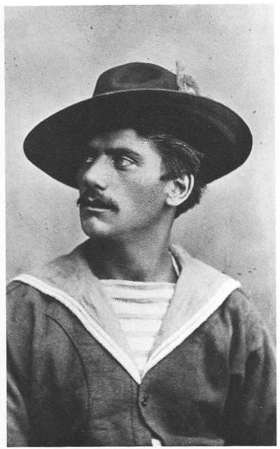 c. 1881 - Il gondoliere Angelo Fusato (1857-1923), all'epoca della sua  conoscenza con lo scrittore John Addington Symonds (1840-1893)
