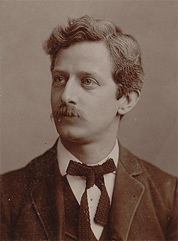 Horace Traubel, head-and-shoulders portrait, facing left] / Gilbert &  Bacon, photographers. | Library of Congress