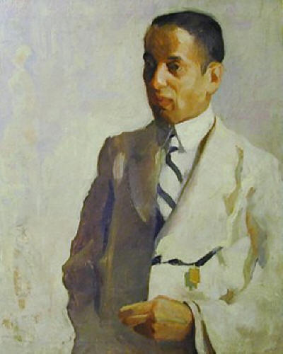 Lenwood Morris, Portrait of Alain Locke