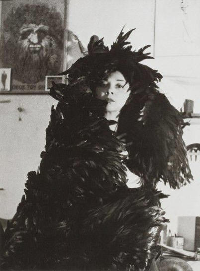 Leonor Fini in her studio, rue Payenne, Paris, 1946, photographie by Horst