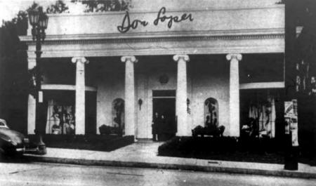 Loper's first building, located at 8723 Sunset Boulevard. 