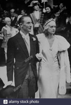 Princess Emeline de Broglie &#39;s wedding . Princess Emeline de Broglie was  married to Comte Alexandre de