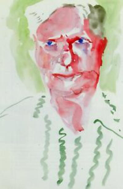 Stephen Spender portrait David Hockney print in 11 x 14 inch mount SUPERB |  eBay
