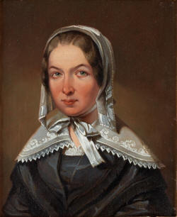 A replica or study of Johan Gustaf Sandberg's portrait of Fredrika Bremer.jpg