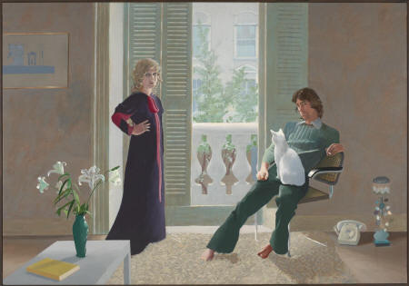 Mr and Mrs Clark and Percy&#39;, David Hockney, 1970–1 | Tate
