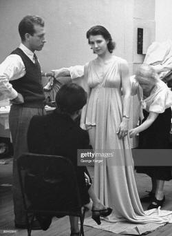 Designer Stewart Chaney working with a dancer from the American... News  Photo - Getty Images