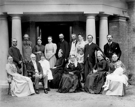 Ethel Colman with her family 1890