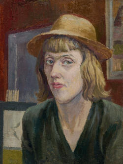 <b>5. RENDELL Dorothy (1923 - 2018)</b> Self Portrait. c.1960. Oil on canvas. Provenance: Artist's Estate (stamped verso). <b>£850.</b><p style="color:#FF0000;">●</p>