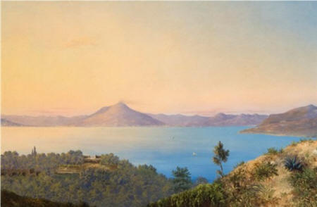 Bay of Naples from Capri by Abigail Osgood Williams on artnet