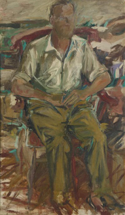 Portrait of John Bernard Myers by Elaine de Kooning on artnet