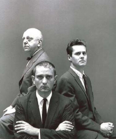 William Flanagan Pictured with Virgil Thomson and Ned Rorem