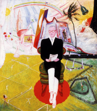 Henry McBride, Art Critic by Florine Stettheimer