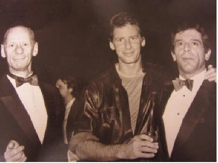 Jimmy Merry with Calvin Klein and Don Armenti