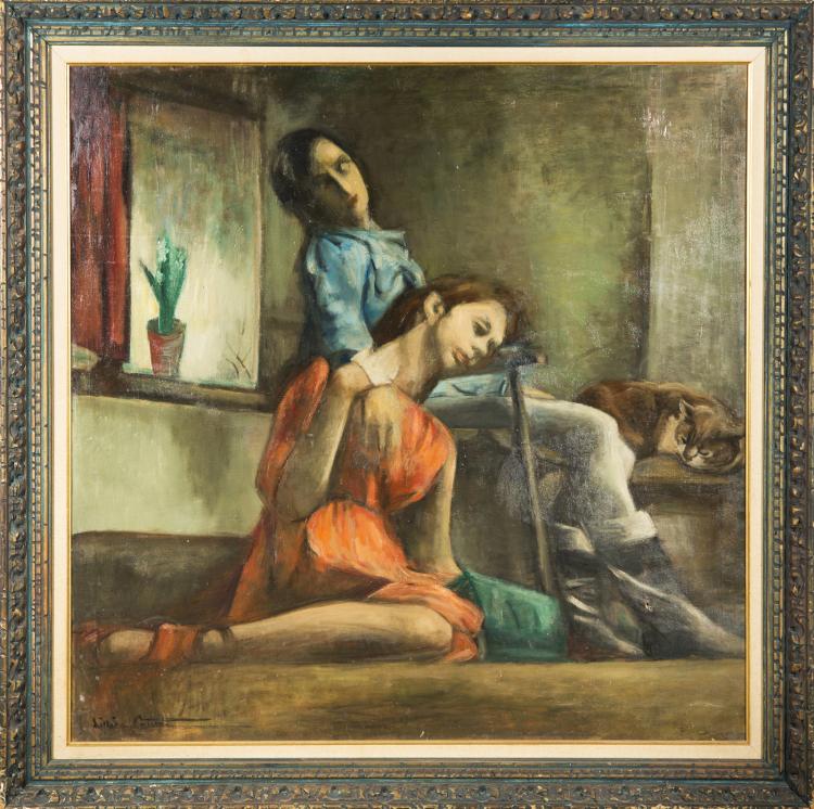 Lillian Cotton, (1901-1962).  Boston, New York, Paris. Possibly Natalie Barney and Romaine Brooks