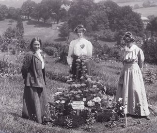 Image result for Suffragettes Adela Pankhurst, Jessie and Annie Kenney at Eagle House in 1910